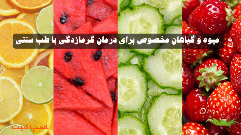 میوه و گیاهان مخصوص برای درمان گرمازدگی با طب سنتی